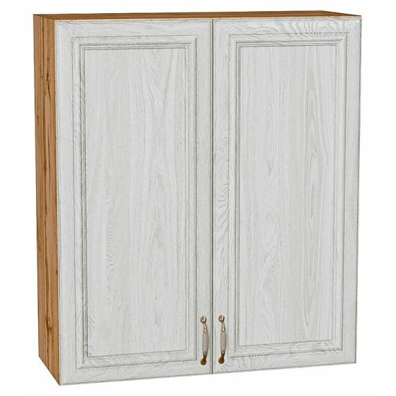 Шкаф верхний с 2-мя дверцами Шале White Dreamline Дуб Вотан 920*800*302