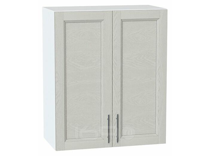 Шкаф верхний с 2-мя дверцами Сканди Cappuccino Softwood Белый 716*600*320
