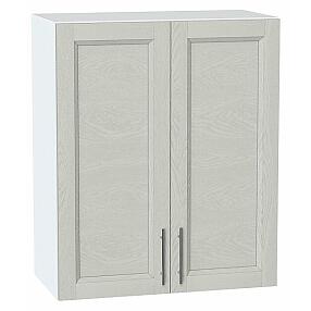 Шкаф верхний с 2-мя дверцами Сканди Cappuccino Softwood Белый 716*600*320