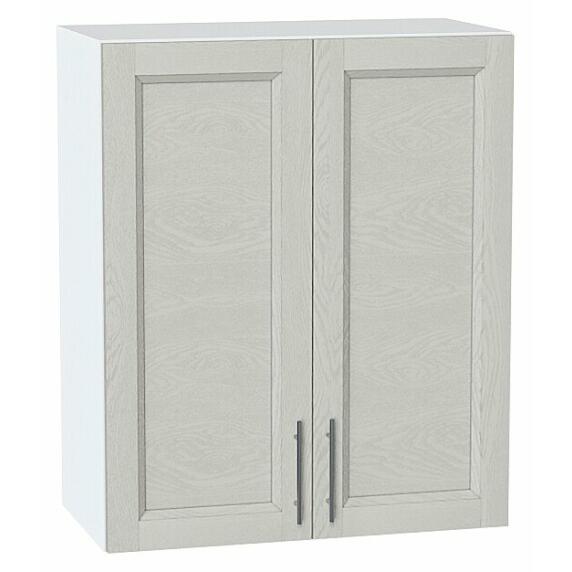 Шкаф верхний с 2-мя дверцами Сканди Cappuccino Softwood Белый 716*600*320