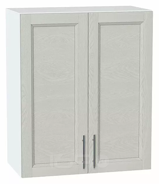 Шкаф верхний с 2-мя дверцами Сканди Cappuccino Softwood Белый 716*600*320