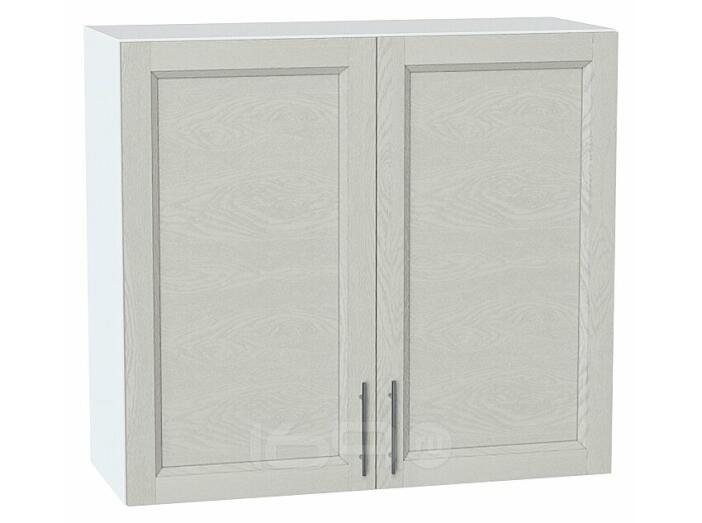 Шкаф верхний с 2-мя дверцами Сканди Cappuccino Softwood Белый 716*800*318