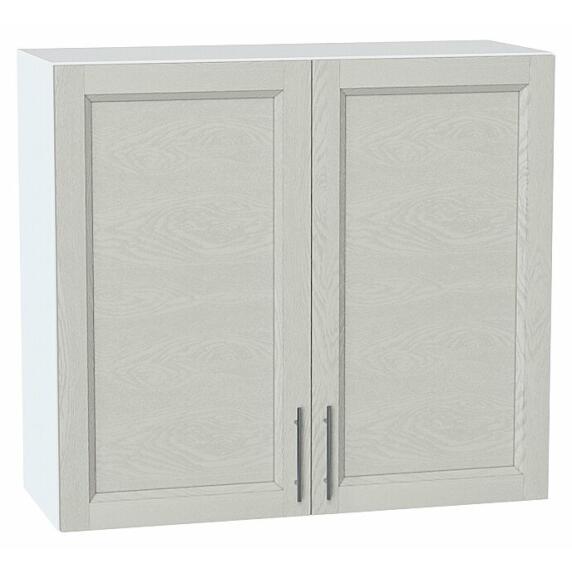 Шкаф верхний с 2-мя дверцами Сканди Cappuccino Softwood Белый 716*800*318