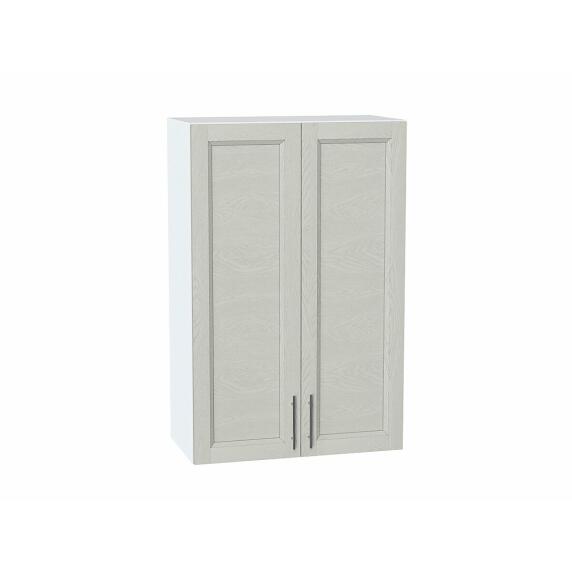 Шкаф верхний с 2-мя дверцами Сканди Cappuccino Softwood Белый 920*600*320