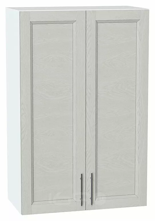Шкаф верхний с 2-мя дверцами Сканди Cappuccino Softwood Белый 920*600*320