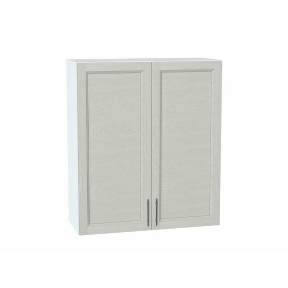 Шкаф верхний с 2-мя дверцами Сканди Cappuccino Softwood Белый 920*800*320