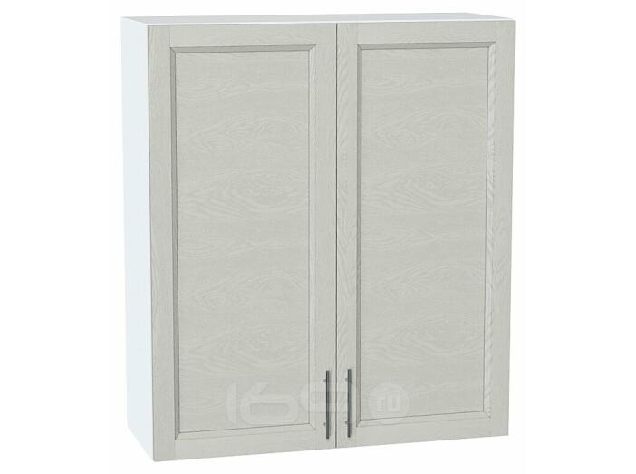 Шкаф верхний с 2-мя дверцами Сканди Cappuccino Softwood Белый 920*800*320