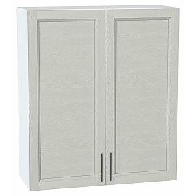 Шкаф верхний с 2-мя дверцами Сканди Cappuccino Softwood Белый 920*800*320