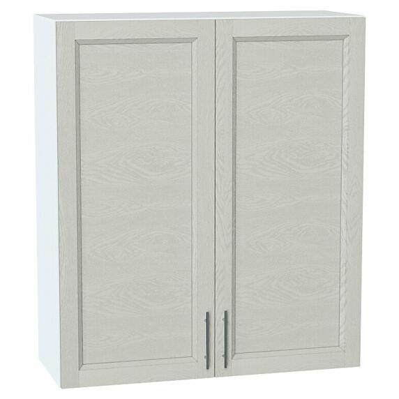 Шкаф верхний с 2-мя дверцами Сканди Cappuccino Softwood Белый 920*800*320