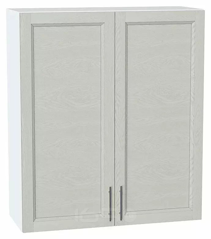 Шкаф верхний с 2-мя дверцами Сканди Cappuccino Softwood Белый 920*800*320