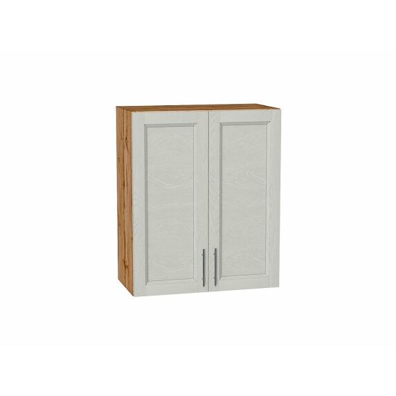 Шкаф верхний с 2-мя дверцами Сканди Cappuccino Softwood Дуб Вотан 716*600*320