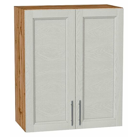 Шкаф верхний с 2-мя дверцами Сканди Cappuccino Softwood Дуб Вотан 716*600*320