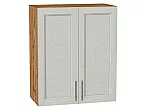 Шкаф верхний с 2-мя дверцами Сканди Cappuccino Softwood Дуб Вотан 716*600*320