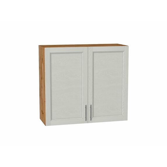 Шкаф верхний с 2-мя дверцами Сканди Cappuccino Softwood Дуб Вотан 716*800*318