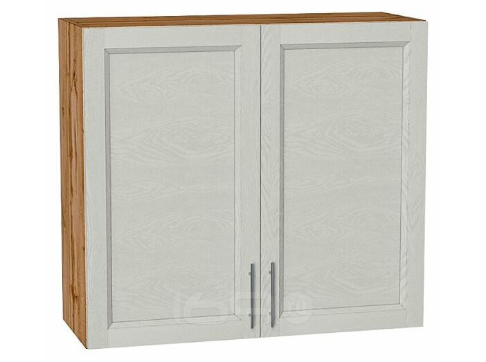 Шкаф верхний с 2-мя дверцами Сканди Cappuccino Softwood Дуб Вотан 716*800*318
