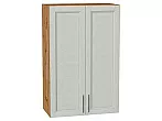 Шкаф верхний с 2-мя дверцами Сканди Cappuccino Softwood Дуб Вотан 920*600*320
