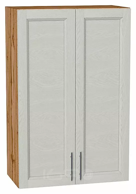Шкаф верхний с 2-мя дверцами Сканди Cappuccino Softwood Дуб Вотан 920*600*320