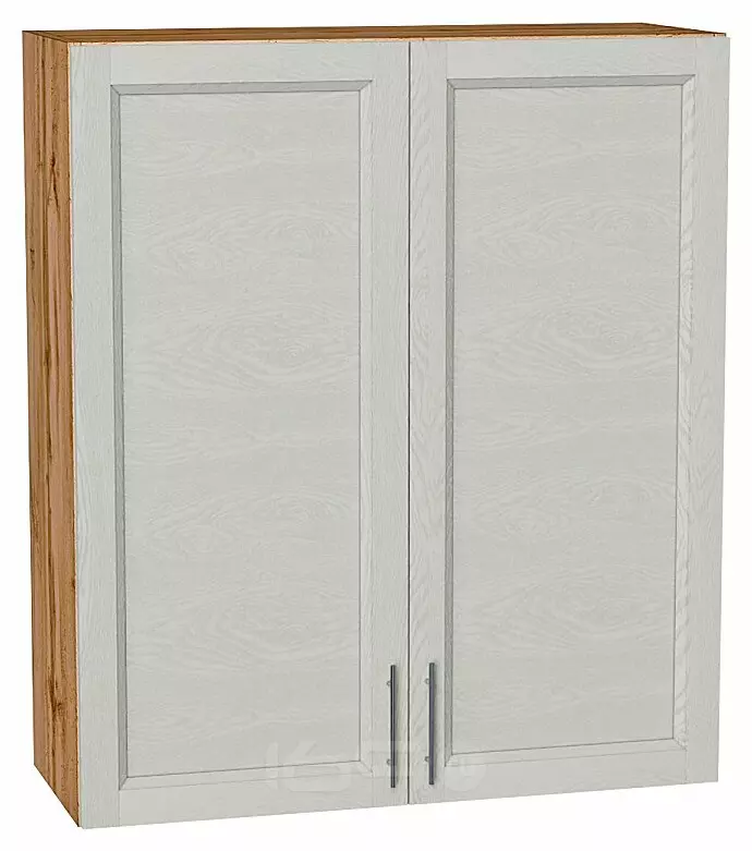 Шкаф верхний с 2-мя дверцами Сканди Cappuccino Softwood Дуб Вотан 920*800*320