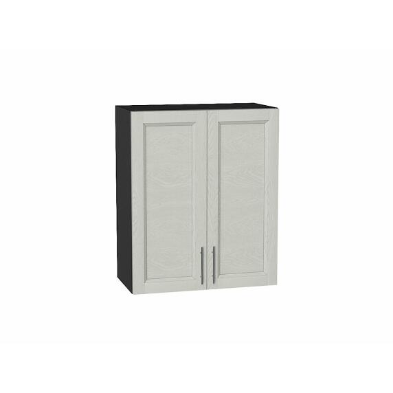 Шкаф верхний с 2-мя дверцами Сканди Cappuccino Softwood Graphite 716*600*320