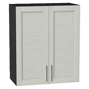 Шкаф верхний с 2-мя дверцами Сканди Cappuccino Softwood Graphite 716*600*320