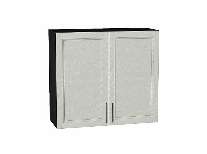 Шкаф верхний с 2-мя дверцами Сканди Cappuccino Softwood Graphite 716*800*318