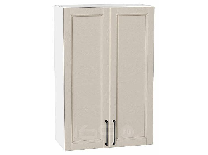 Шкаф верхний с 2-мя дверцами Сканди Cream Silkwood/Белый 920*600*320