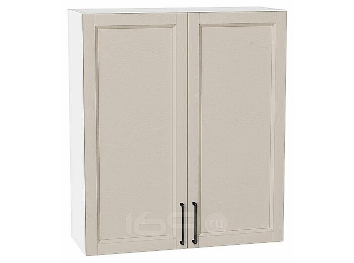 Шкаф верхний с 2-мя дверцами Сканди Cream Silkwood/Белый 920*800*320