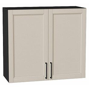 Шкаф верхний с 2-мя дверцами Сканди Cream Silkwood/Graphite 716*800*318