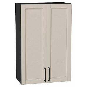 Шкаф верхний с 2-мя дверцами Сканди Cream Silkwood/Graphite 920*600*320