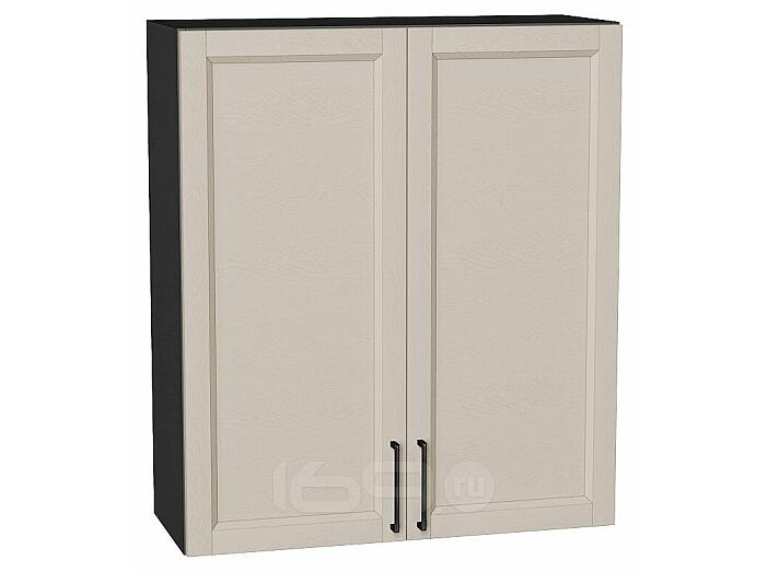 Шкаф верхний с 2-мя дверцами Сканди Cream Silkwood/Graphite 920*800*320