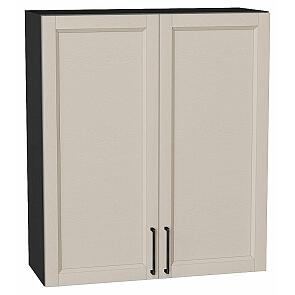 Шкаф верхний с 2-мя дверцами Сканди Cream Silkwood/Graphite 920*800*320