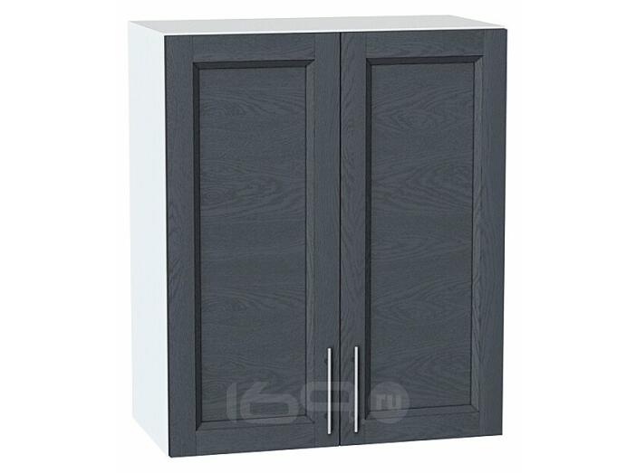 Шкаф верхний с 2-мя дверцами Сканди Graphite Softwood Белый 716*600*320