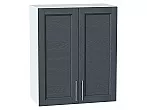 Шкаф верхний с 2-мя дверцами Сканди Graphite Softwood Белый 716*600*320