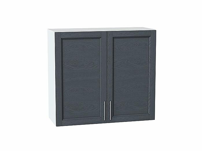 Шкаф верхний с 2-мя дверцами Сканди Graphite Softwood Белый 716*800*318