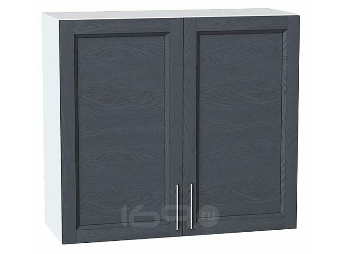Шкаф верхний с 2-мя дверцами Сканди Graphite Softwood Белый 716*800*318