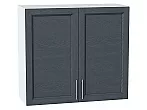 Шкаф верхний с 2-мя дверцами Сканди Graphite Softwood Белый 716*800*318
