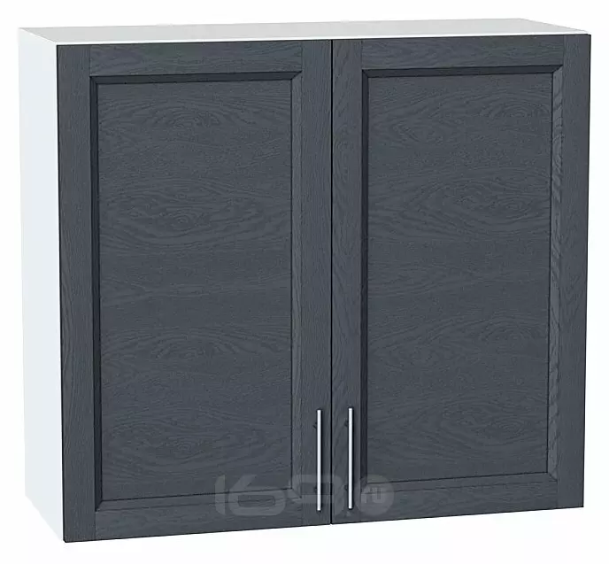Шкаф верхний с 2-мя дверцами Сканди Graphite Softwood Белый 716*800*318
