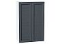 Шкаф верхний с 2-мя дверцами Сканди Graphite Softwood Белый 920*600*320
