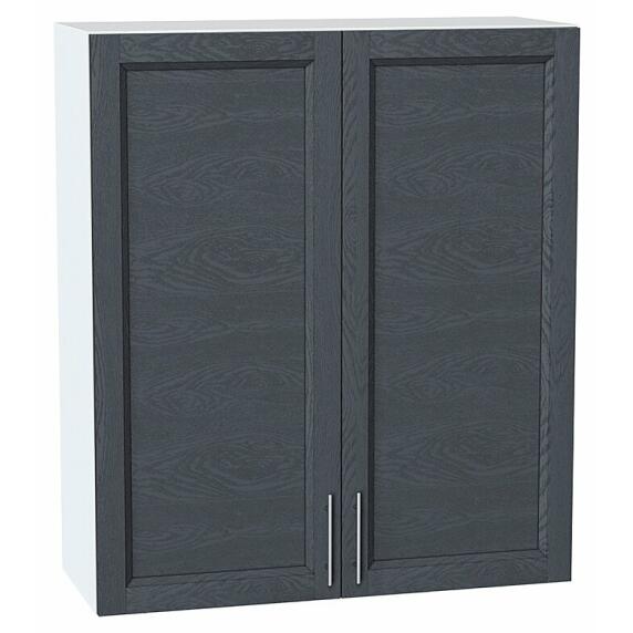 Шкаф верхний с 2-мя дверцами Сканди Graphite Softwood Белый 920*800*320