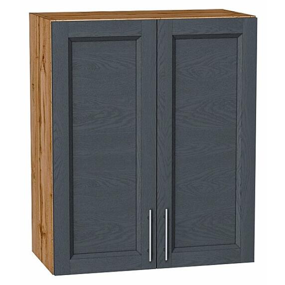 Шкаф верхний с 2-мя дверцами Сканди Graphite Softwood Дуб Вотан 716*600*320