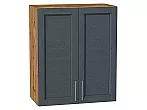 Шкаф верхний с 2-мя дверцами Сканди Graphite Softwood Дуб Вотан 716*600*320