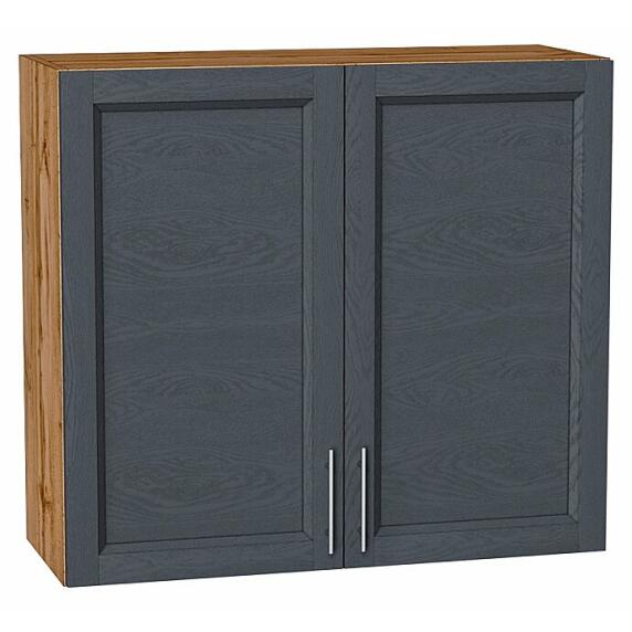 Шкаф верхний с 2-мя дверцами Сканди Graphite Softwood Дуб Вотан 716*800*318