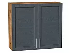 Шкаф верхний с 2-мя дверцами Сканди Graphite Softwood Дуб Вотан 716*800*318