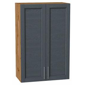 Шкаф верхний с 2-мя дверцами Сканди Graphite Softwood Дуб Вотан 920*600*320