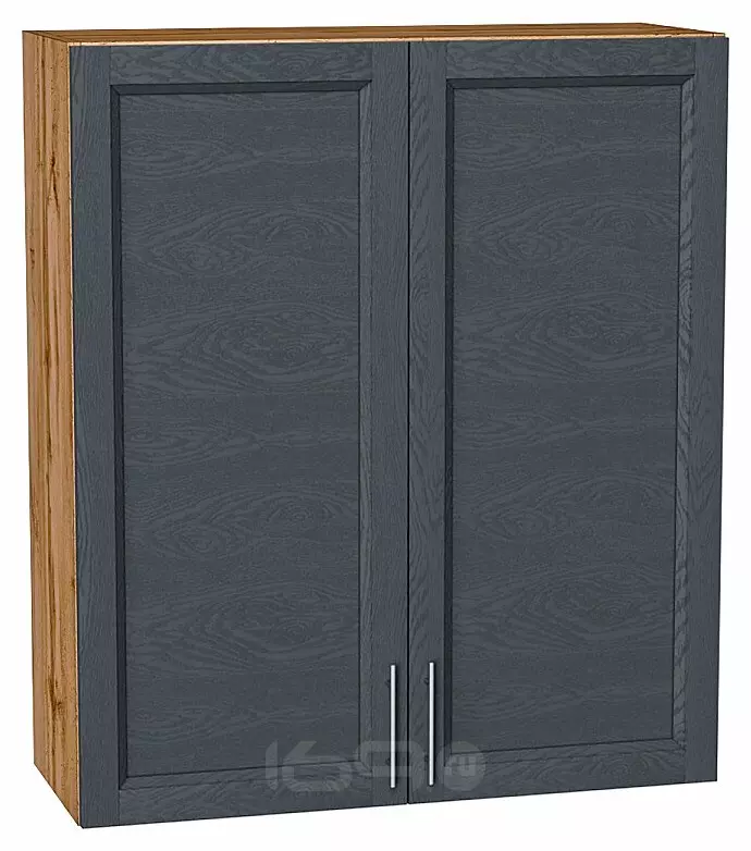 Шкаф верхний с 2-мя дверцами Сканди Graphite Softwood Дуб Вотан 920*800*320