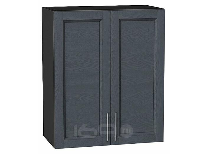 Шкаф верхний с 2-мя дверцами Сканди Graphite Softwood Graphite 716*600*320