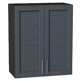 Шкаф верхний с 2-мя дверцами Сканди Graphite Softwood Graphite 716*600*320