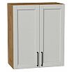 Шкаф верхний с 2-мя дверцами Сканди Grey Silkwood/Дуб Вотан 716*600*320