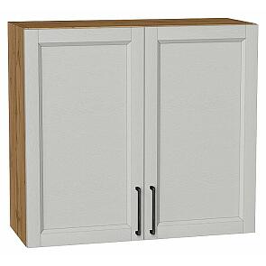 Шкаф верхний с 2-мя дверцами Сканди Grey Silkwood/Дуб Вотан 716*800*318