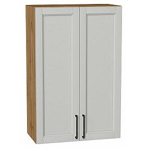 Шкаф верхний с 2-мя дверцами Сканди Grey Silkwood/Дуб Вотан 920*600*320